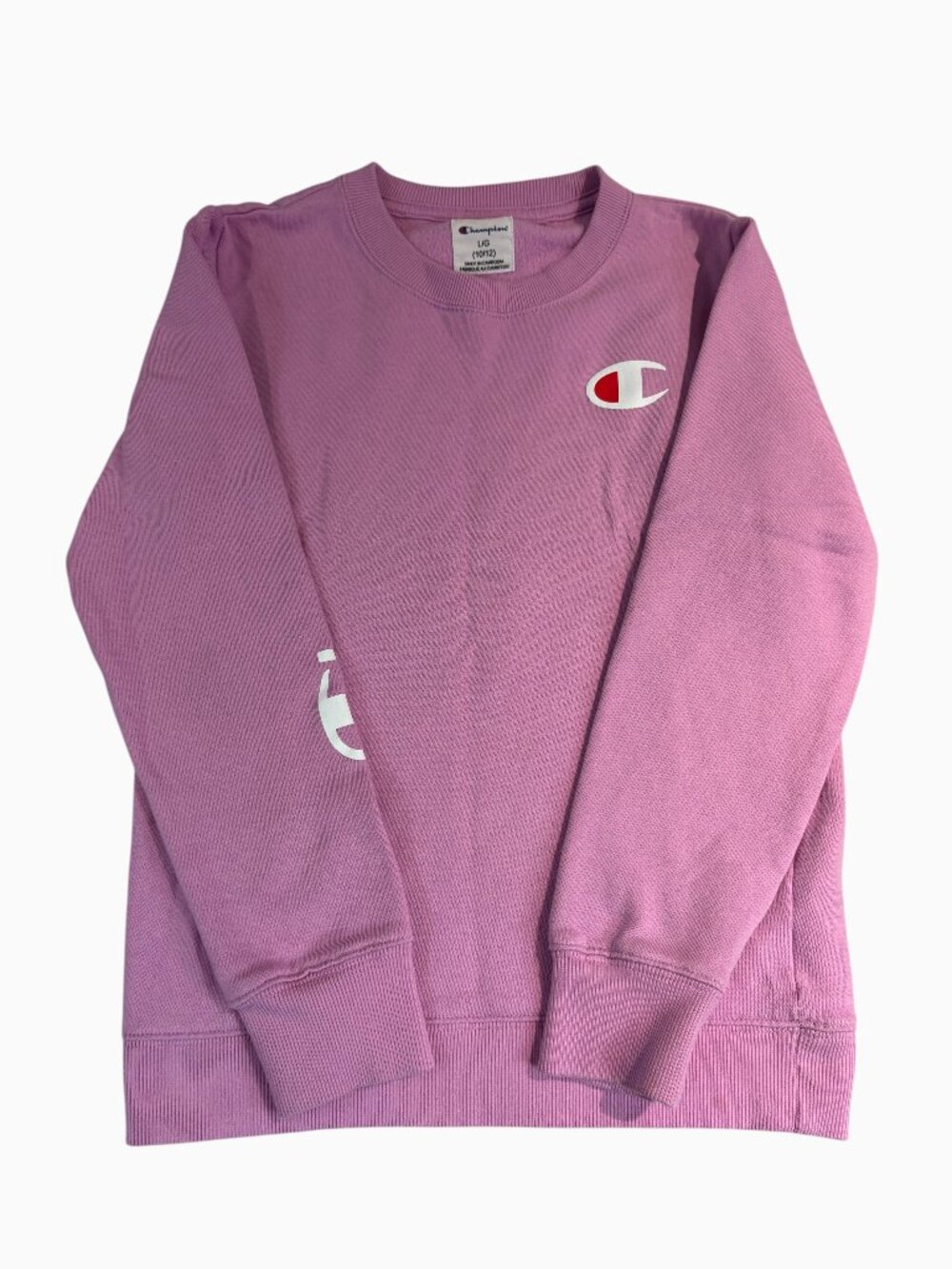 Sporty Warm Champion Girls Purple Sweater Size Large (10/12) (SKU: 203G)